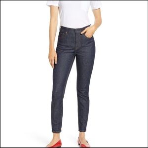 Everlane High Rise Skinny Ankle Jeans 24 NWOT Blue Indigo Rinse Womens Casual